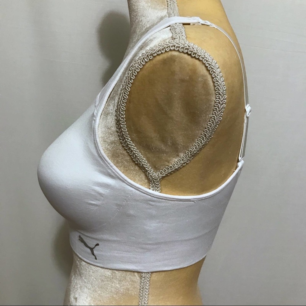 Puma “2/$20” NWOT White Seamless Sports Bra Women Various - Picture 5 of 12